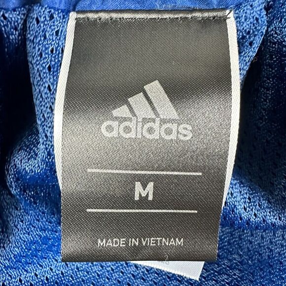 Adidas Board Shorts Mens Medium Blue Orange Mesh Lined Swim Trunks Beach Surf - Picture 13 of 13